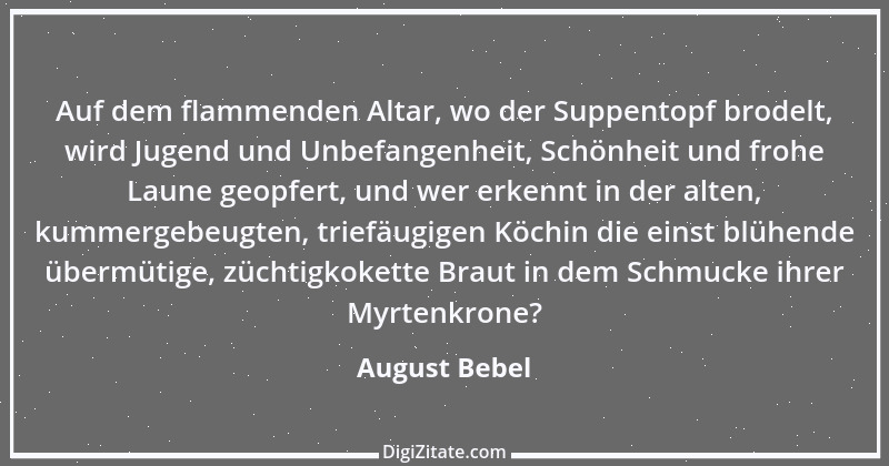 Zitat von August Bebel 37