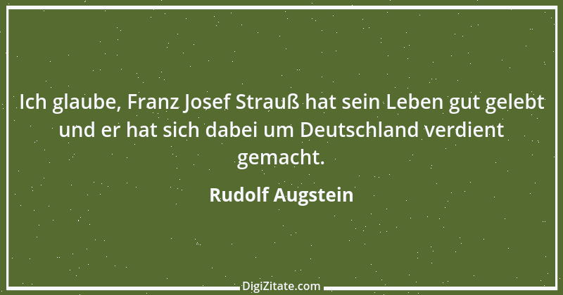 Zitat von Rudolf Augstein 16