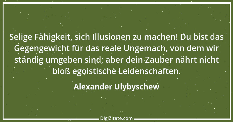 Zitat von Alexander Ulybyschew 1