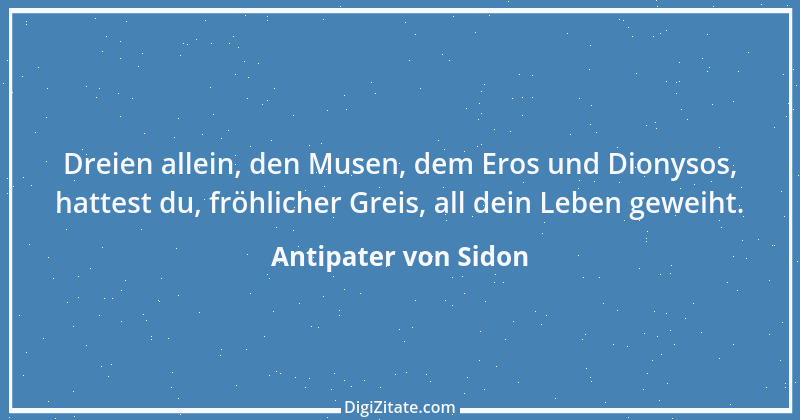 Zitat von Antipater von Sidon 2