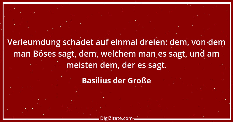 Zitat von Basilius der Große 12