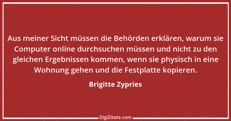 Zitat von Brigitte Zypries 1