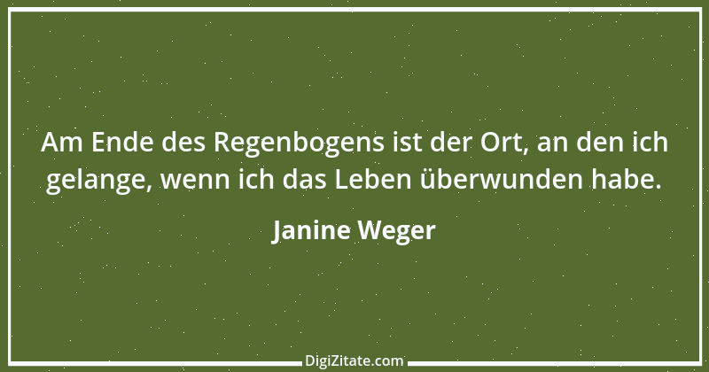 Zitat von Janine Weger 77