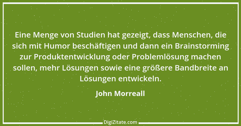 Zitat von John Morreall 2