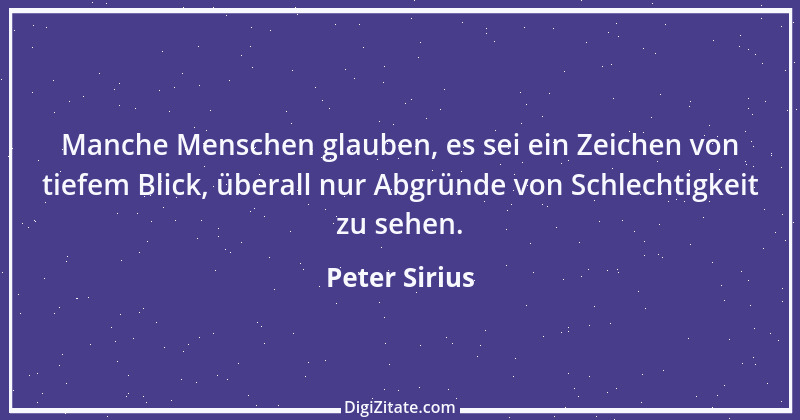 Zitat von Peter Sirius 193