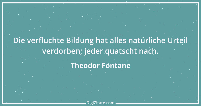 Zitat von Theodor Fontane 55