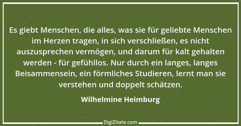 Zitat von Wilhelmine Heimburg 5