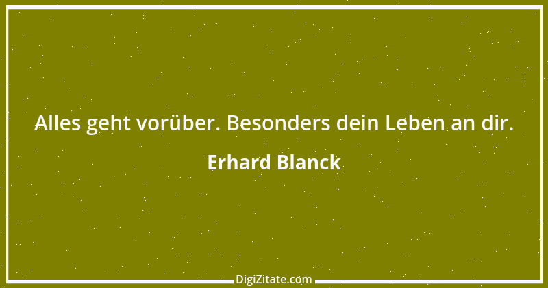 Zitat von Erhard Blanck 1951