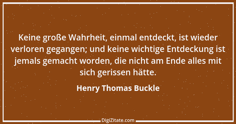 Zitat von Henry Thomas Buckle 1