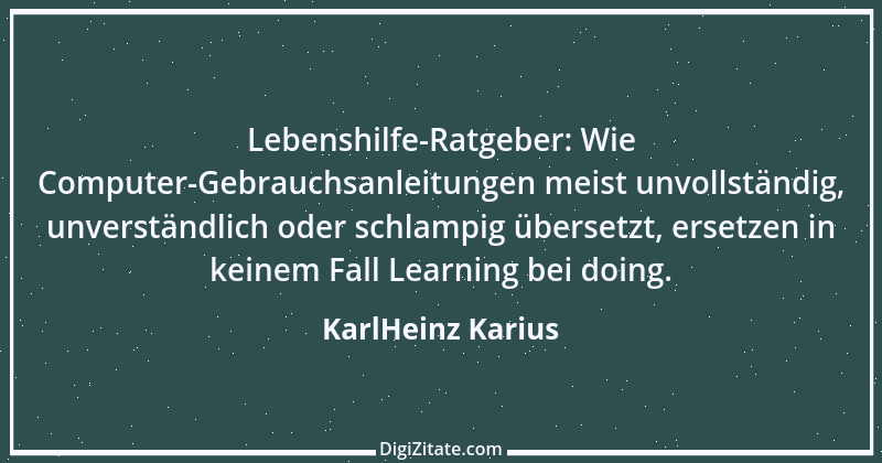 Zitat von KarlHeinz Karius 321