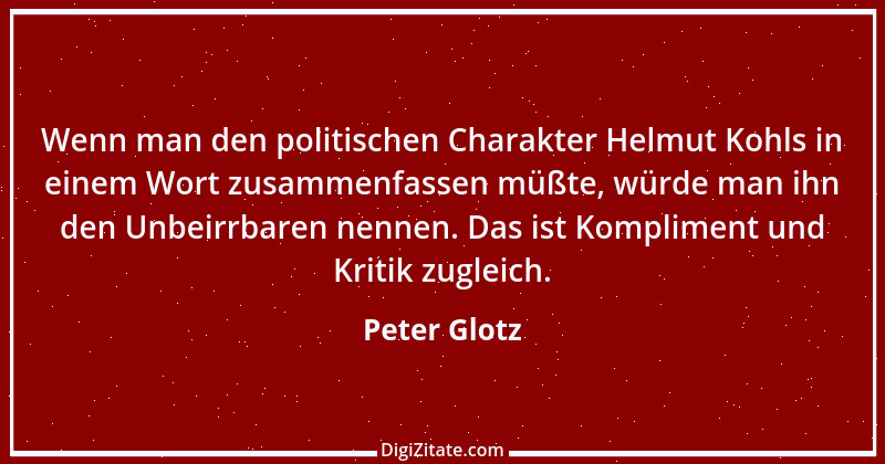 Zitat von Peter Glotz 16