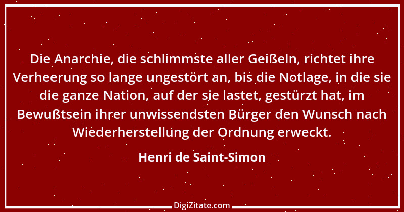 Zitat von Henri de Saint-Simon 4