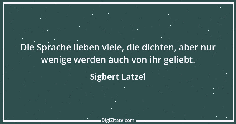 Zitat von Sigbert Latzel 306