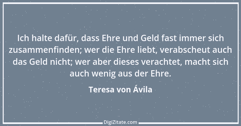 Zitat von Teresa von Ávila 17