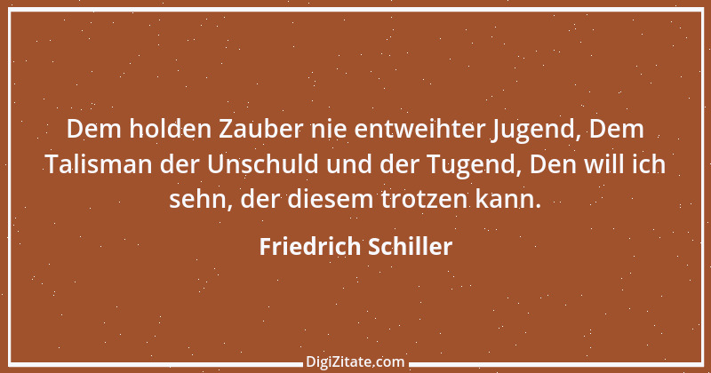 Zitat von Friedrich Schiller 1915