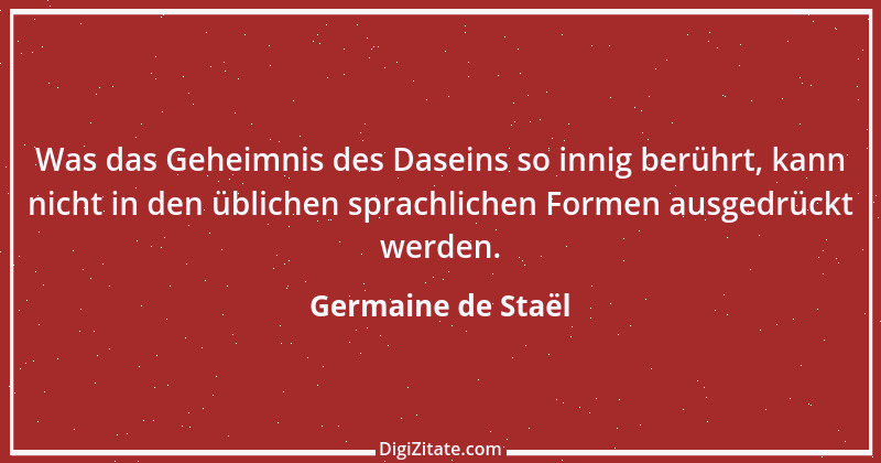 Zitat von Germaine de Staël 29