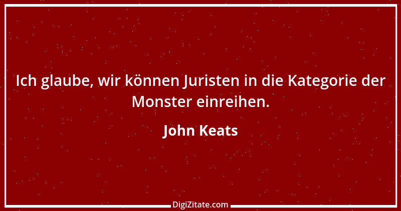 Zitat von John Keats 14