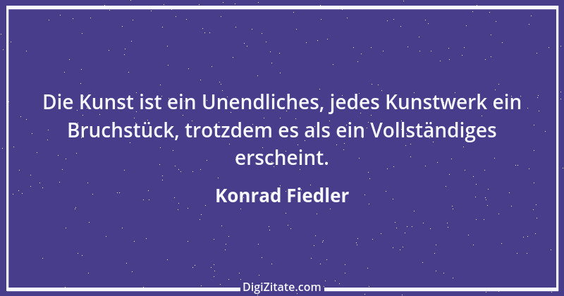 Zitat von Konrad Fiedler 2