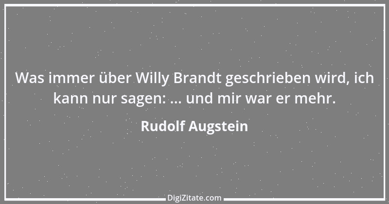 Zitat von Rudolf Augstein 19