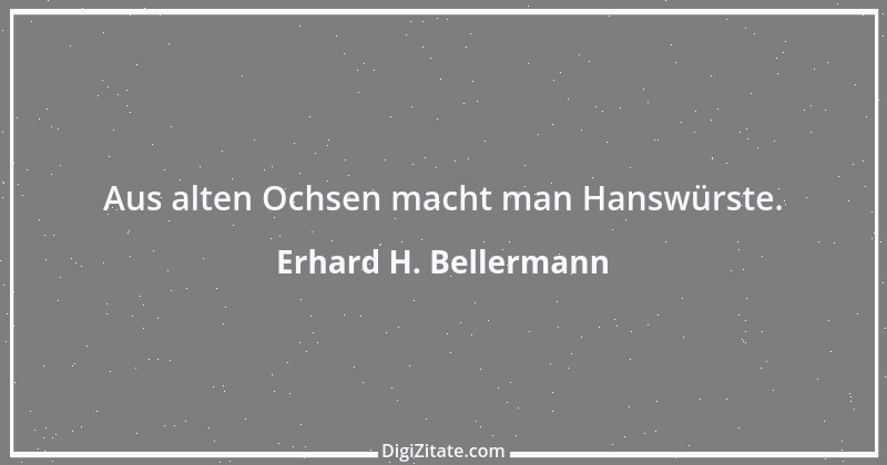 Zitat von Erhard H. Bellermann 913