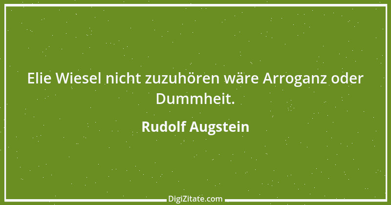 Zitat von Rudolf Augstein 20