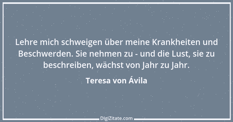 Zitat von Teresa von Ávila 19