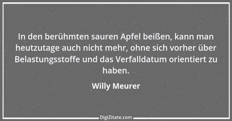 Zitat von Willy Meurer 700