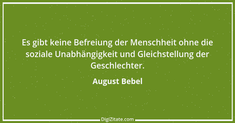 Zitat von August Bebel 42