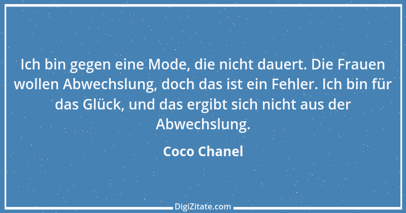 Zitat von Coco Chanel 1