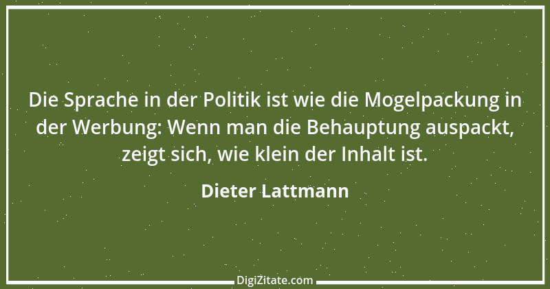 Zitat von Dieter Lattmann 1