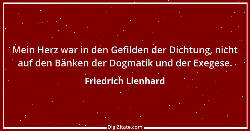 Zitat von Friedrich Lienhard 17