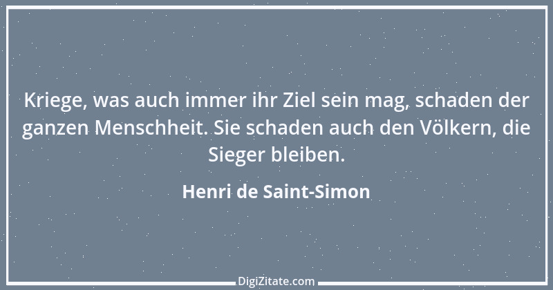 Zitat von Henri de Saint-Simon 7