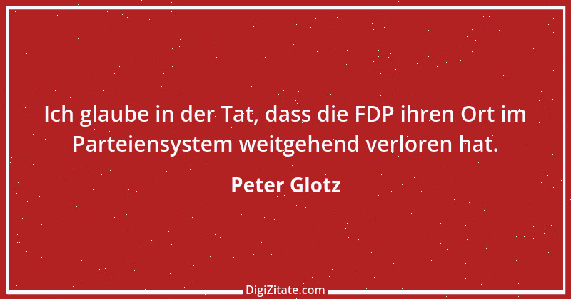 Zitat von Peter Glotz 20