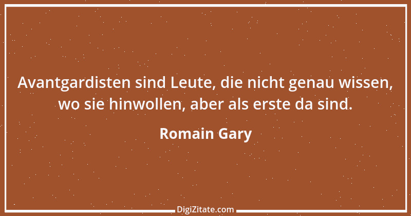 Zitat von Romain Gary 2