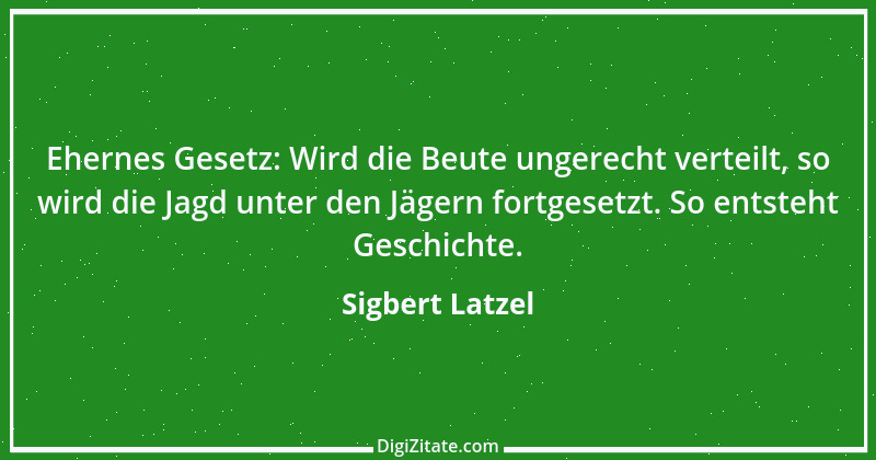 Zitat von Sigbert Latzel 309