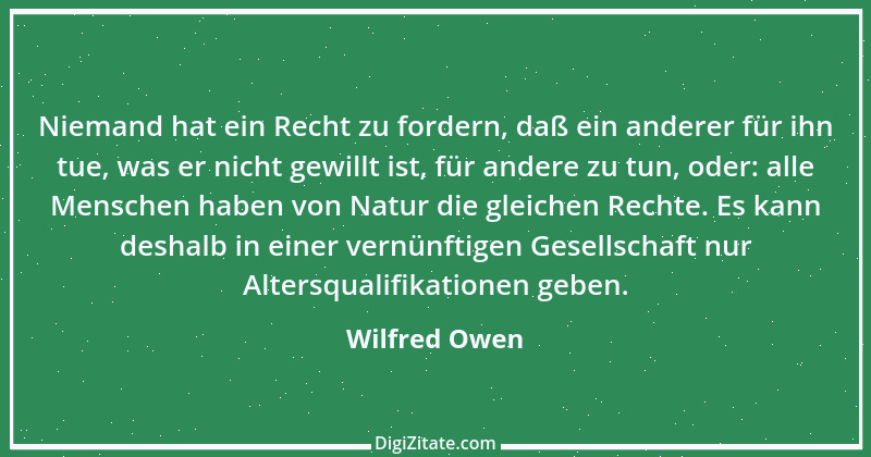 Zitat von Wilfred Owen 1