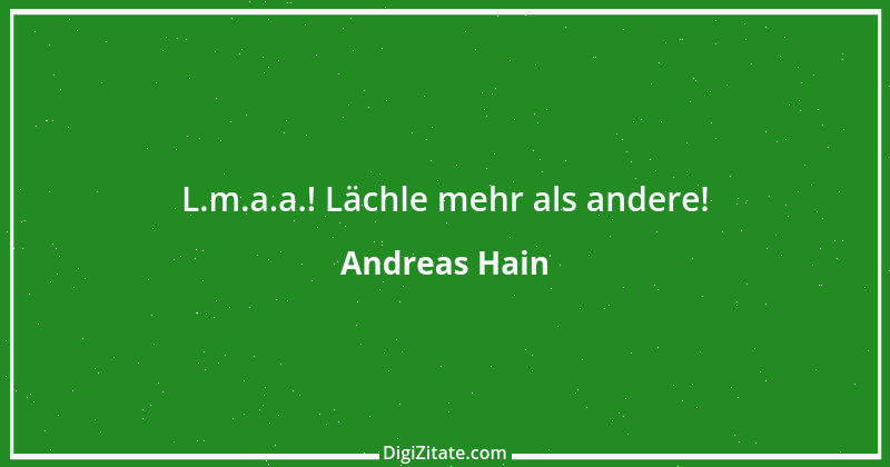 Zitat von Andreas Hain 1