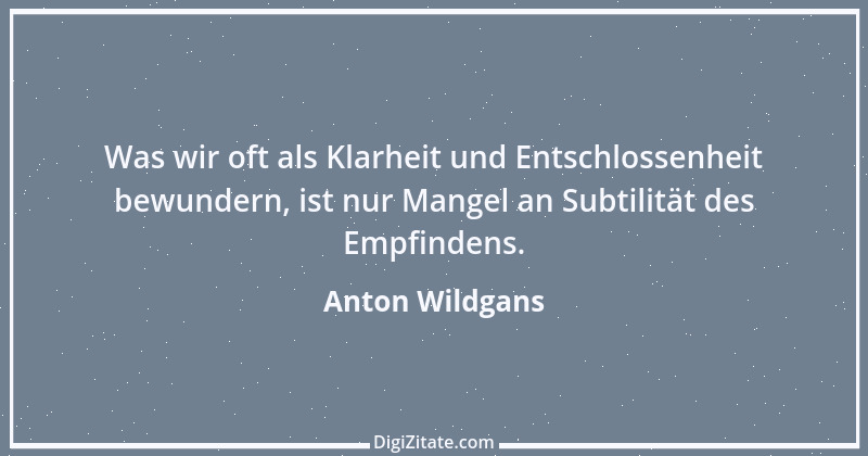 Zitat von Anton Wildgans 8