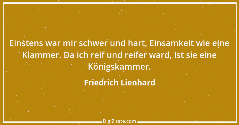 Zitat von Friedrich Lienhard 19