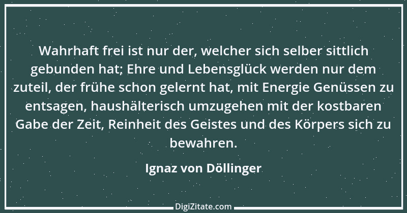 Zitat von Ignaz von Döllinger 2