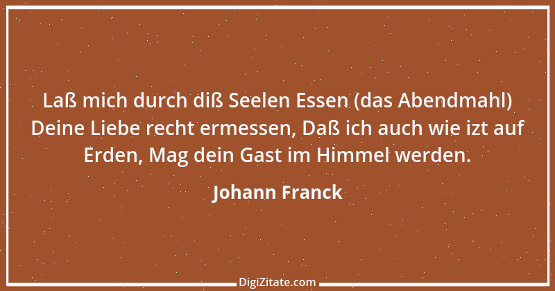 Zitat von Johann Franck 1