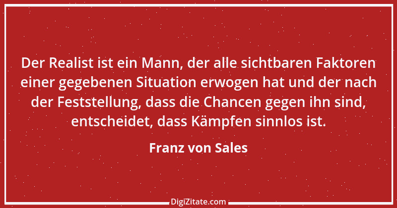 Zitat von Franz von Sales 29