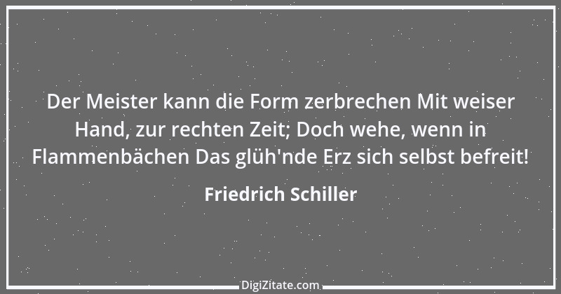 Zitat von Friedrich Schiller 1920