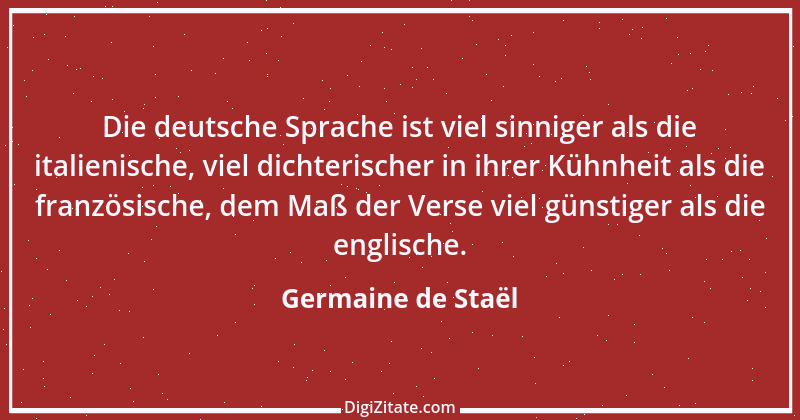 Zitat von Germaine de Staël 34