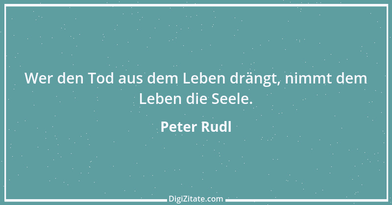 Zitat von Peter Rudl 677