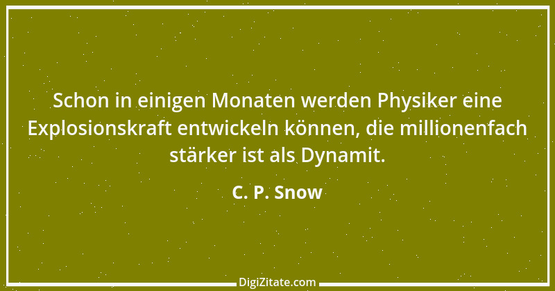 Zitat von C. P. Snow 1