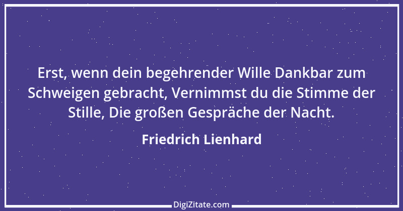 Zitat von Friedrich Lienhard 21