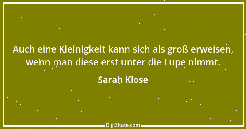 Zitat von Sarah Klose 40