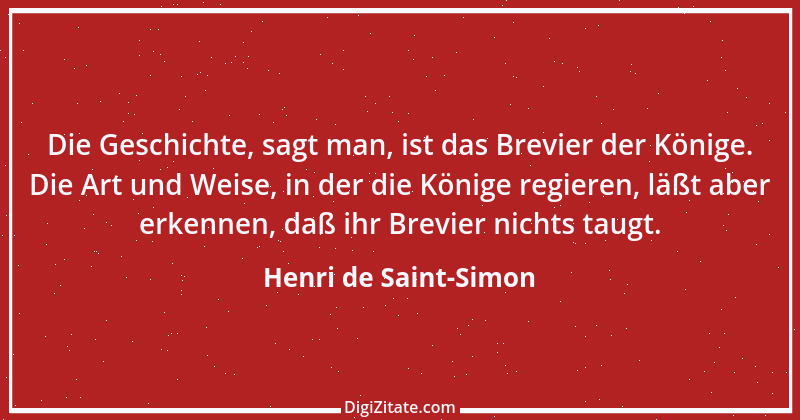 Zitat von Henri de Saint-Simon 12