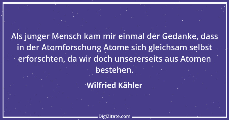 Zitat von Wilfried Kähler 2